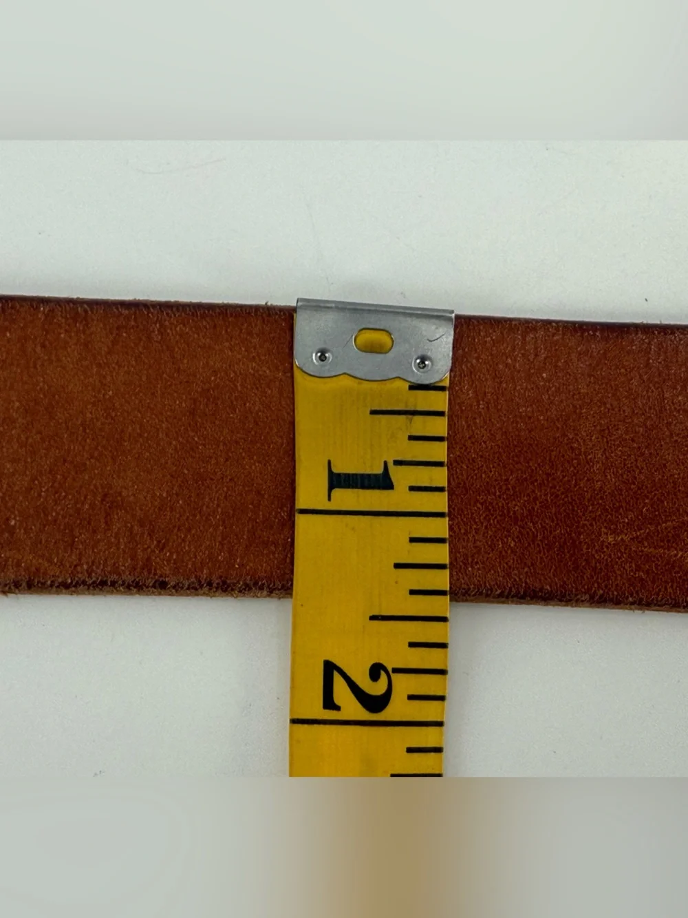 American Eagle Vintage Tan Brown Leather Belt 40